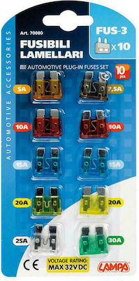 Lampa FUS-3 Automotive Plug-In Fuses Set