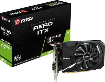 MSI GeForce GTX 1650 4ГБ GDDR5 Графична карта (V809-3061R)