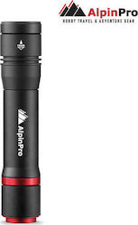 AlpinPro Rechargeable Flashlight LED Waterproof IPX6 with Maximum Brightness 1000lm