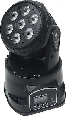 GloboStar Moving Light Wash LED DMX with Robotic Head CREE RGBW