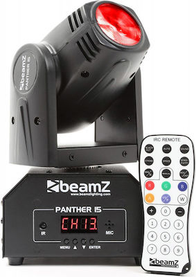 BeamZ Moving Light Beam LED DMX with Robotic Head Panther 15 RGBW με Τηλεχειριστήριο