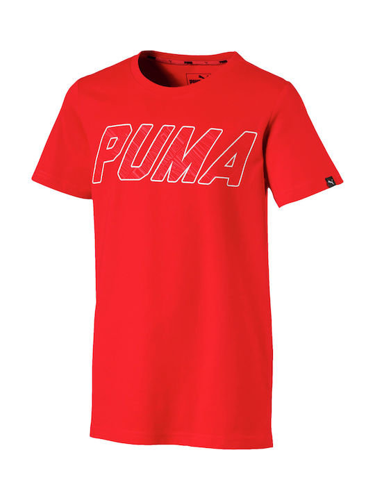 Puma Kinder T-Shirt Rot Boys Tee