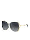 Bolon Damen Sonnenbrille mit Gray Metall Gestell und Gray Verlaufsfarbe Linse BL6076C70