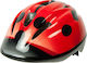 OK Baby Ladybug Kinderfahrrad- / Rollerhelme Fahrrad City Rot