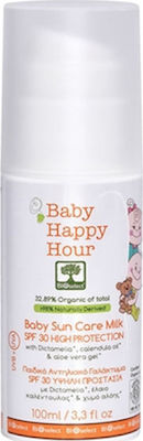 Bioselect Βρεφικό Αντηλιακό Γαλάκτωμα Baby Happy Hour SPF30 100ml