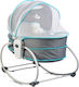 Cangaroo Plastic Moses Basket Ava with Stand & Mosquito Net Turquoise 106954