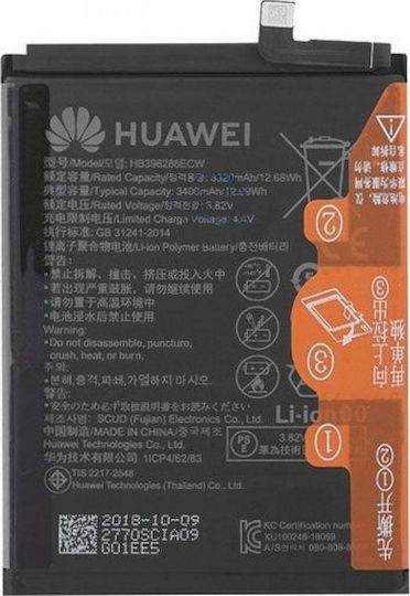 Huawei HB396286ECW Μπαταρία Αντικατάστασης 3400mAh για Huawei P Smart 2019Honor 10 Lite