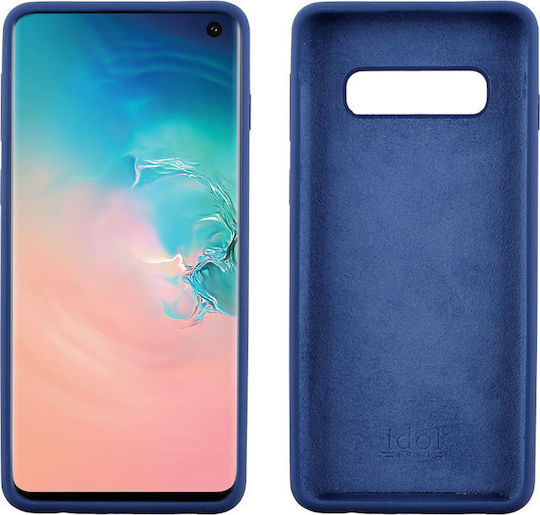 Idol 1991 Velvet TPU Задна корица Пластмаса Син (Galaxy S10)