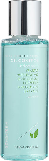 Seventeen Oil Control Lotion With Yeast & Mushrooms’ Biological Complex & Rosemary Extract Lotion Καθαρισμού Προσώπου 100ml