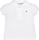 Mayoral Kids' Polo Short Sleeve White