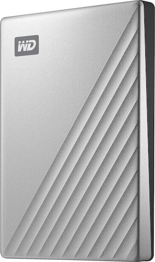 Western Digital My Passport Ultra USB-C Hard Disk Extern HDD 1TB 2.5" Argintiu
