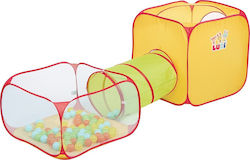 Ludi Ball Pit Play Course with Tunnel made of Fabric