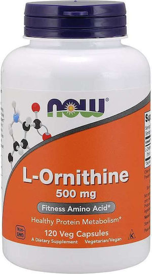 Now Foods L-Ornithine 120 Капсули Energy