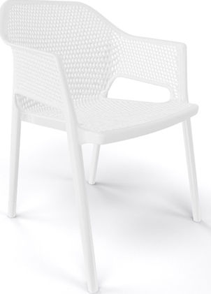Καρέκλα Minush Λευκό 58x56x81.5εκ.