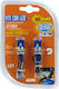 Lampa Blue Led Screws White Light Εσωτερικός Διακοσμητικός Φωτισμός Αυτοκινήτου 12V Μπλε