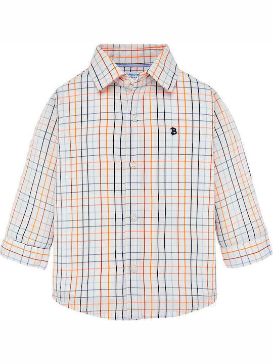 Mayoral Kids Checked Shirt Multicolour