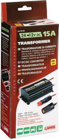 Lampa Car Transformer From 24V to 12V 15A