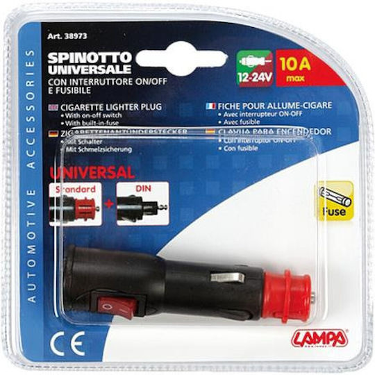 Lampa Adaptor pentru brichetă Priza auto 12V - 24V