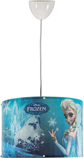 Kids Plastic Single Ceiling Light E27 Dalila Blue 40W