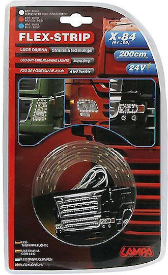 Lampa Decorative LED Car Headlight Strip Red Color