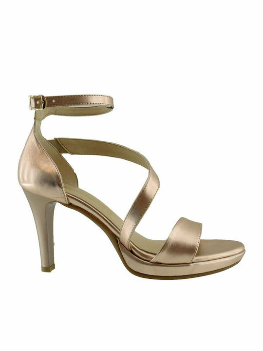 Ragazza Leather Sandals Copper