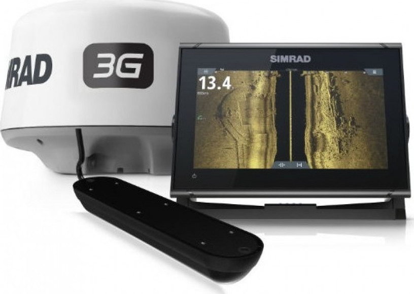 Simrad GO12 XSE with 3G Broadband Radar & Active Imaging Transducer