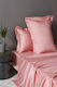 Palamaiki Luxe Sateen Σεντόνι Υπέρδιπλο 245x270εκ. Peach