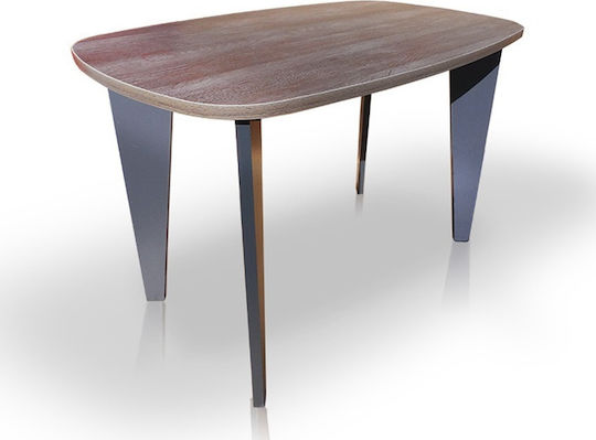Oval Dining Room Table Wooden 120x75x75cm