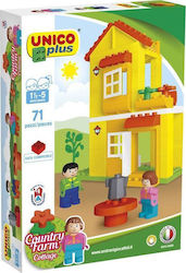 Unico Plus Country Farm Cottage für 1.5-5 Jahre 71Stück