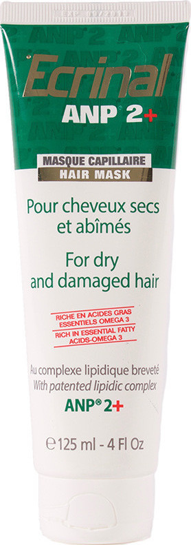 Ecrinal ANP 2+ Hair Mask For Dry u0026 Damaged Hair 125ml - Skroutz.gr