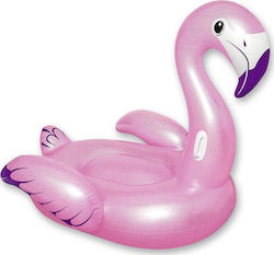 Bestway Φουσκωτό Ride On Θαλάσσης Flamingo με Χειρολαβές σε Ροζ Χρώμα 173cm