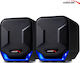 Audiocore AC865 2.0 Speakers 6W Black