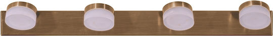ARlight Modern Lamp Wall with Integrated LED and Natural White Light Copper 58x14x3cm