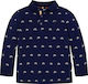 Mayoral Kids Polo Long Sleeve Navy Blue