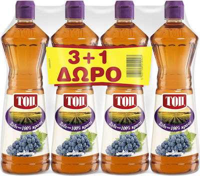 ΤΟΠ Red Vinegar Ξίδι Φιάλη Pet 3+1 Δώρο 350ml