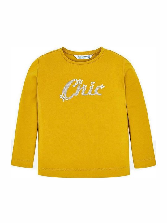 Mayoral Kids Blouse Long Sleeve Yellow