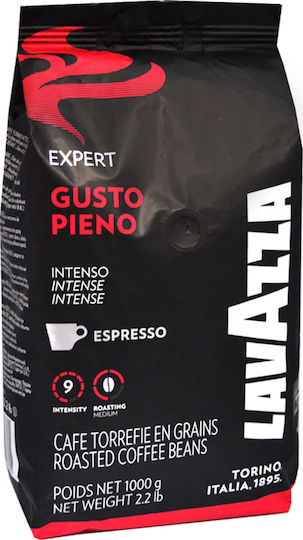 Lavazza Καφές Espresso Gusto Pieno σε Κόκκους 1kg