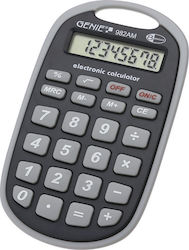 Genie 982AM Calculator Ceasuri pentru bărbați 8 Cifre în Culoarea Negru