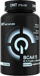 QNT BCAA'S 4:1:1 + L-Glutamine 180 Tablete Unflavoured QNT BCAA'S 4:1:1 + L-Glutamine 180 Tablete Unflavoured