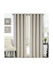 Import Hellas Curtain Blackout with Grommet Black Out Ecru-Beige 140x270cm