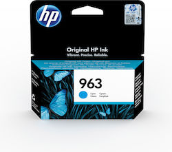 HP 963 Γνήσιο Μελάνι Εκτυπωτή InkJet Κυανό (3JA...