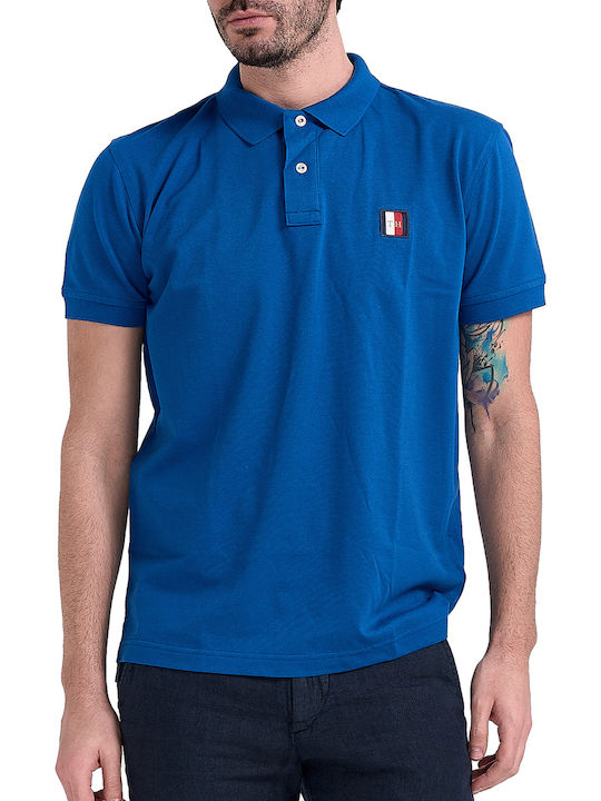 Tommy Hilfiger Men's Short Sleeve Blouse Polo Blue MW0MW09747-431
