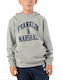 Kids Sweatshirt with Hood and Pockets Gray