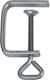 Luckhaus Galvanizat 75mm Clește Tip "C" cu Deschidere Maximă 75mm