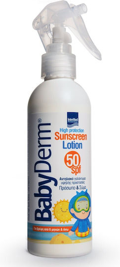 InterMed Babyderm Waterproof Baby Sunscreen Spray SPF50 200ml