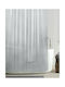 Import Hellas Σιλικόνη Shower Curtain 180x200cm Transparent 4677