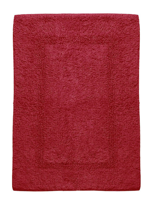 Viopros Бански килим Памук Μάρα 643258 Червено 40x60бр