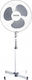 Crystal Home Air Basic Stand 40 Ventilator Pe Piedestal 40W Diametru Ventilator 40cm Alb
