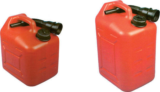 Eval Double Position Plastic Fuel Can With Extension Tube 15lt Orange