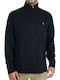 Ralph Lauren Men's Long Sleeve Sweater with Zipper dark blue